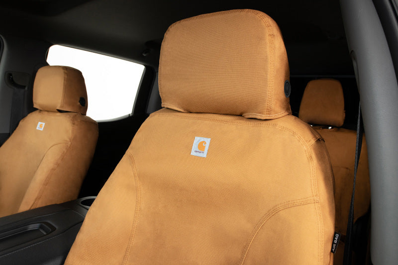 Covercraft 10-23 Toyota 4Runner Carhartt SeatSaver Custom Front Row Seat Covers - Brown