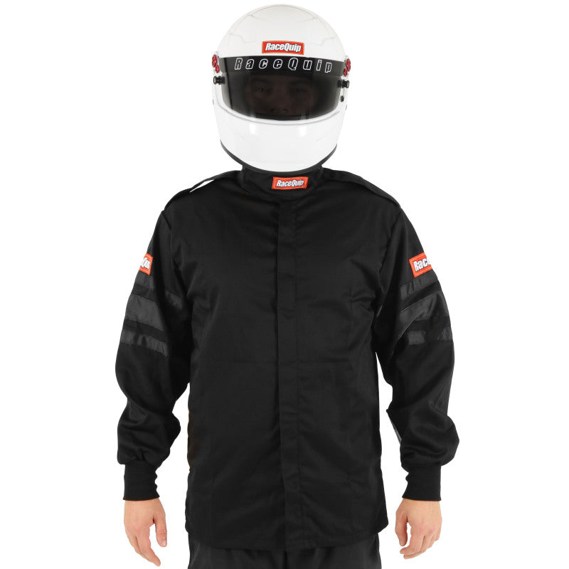 RaceQuip Black SFI-1 1-L Jacket - Small