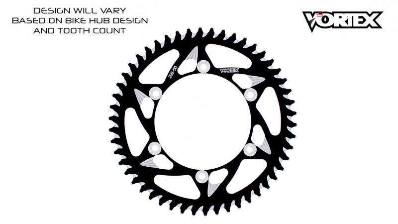 Vortex Racing 43 Tooth 420 Rear Sprocket - Black