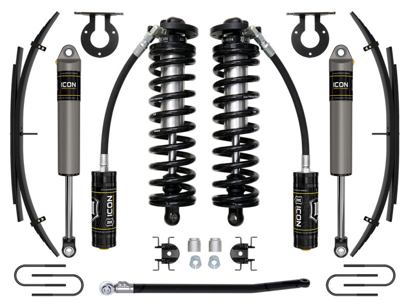ICON 08-10 Ford F250/F350 2.5-3in Stage 2 Coilover Conversion System w/ Expansion Pack