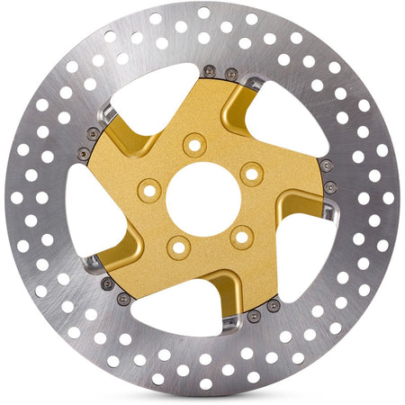 Performance Machine Disc/Carr 11.5 Supra Front Left - Contrast Cut Platinum