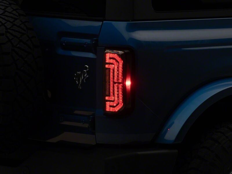 Raxiom 21-26 Ford Bronco LED Tail Lights- Black Housing- Clear Lens