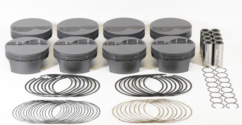 Mahle Ford 6.0L 4.134in Stroke 6.929in Rod 3.760 x 2.049 CH Cast Perf Pistons 0.10in Valve Pocket