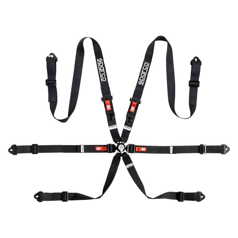 Sparco BELT COMP H2 PD 6PT STEEL BLK
