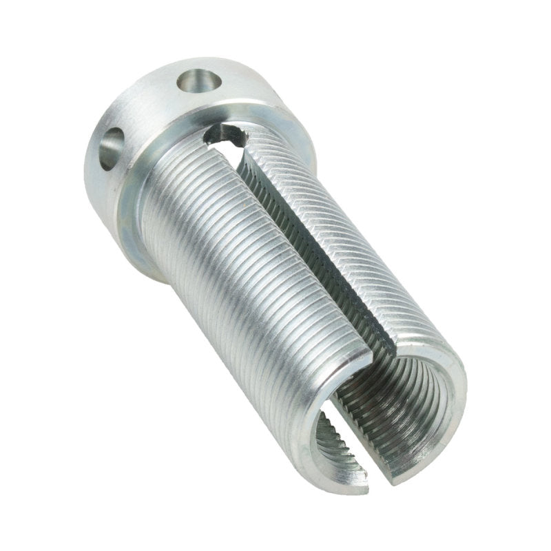 Synergy Weld-In Forged Double Adjuster Tube Adapter 1in-14 Left Hand Thread 1in ID Tube