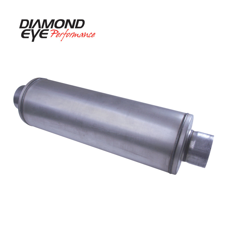 Diamond Eye Muffler 3in SGL IN/SGL OUT 22in BODY 28in OVERALL 8in WIDE OVAL