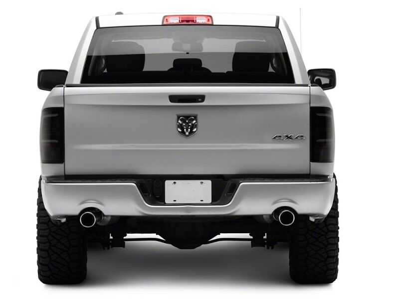 Raxiom 09-18 Dodge RAM 1500 Axial Series LED Tail Lights- Black Housing- Smoked Lens