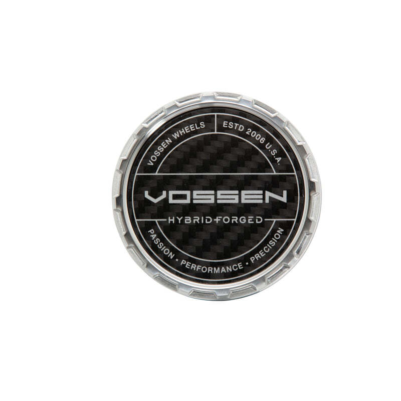 Vossen HF Carbon Billet Sport Cap 2.0 - Small (VHF) - Transparent Clear - Twill Weave (Gloss)