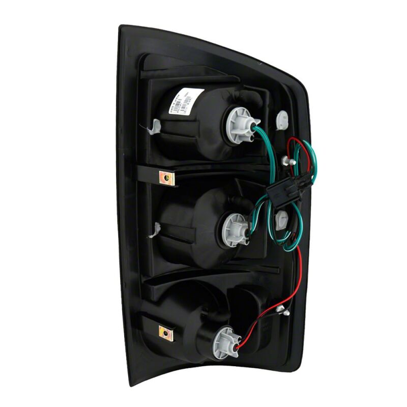 Raxiom 02-05 Dodge RAM 1500 Axial Series Tail Lights- Black Housing- Dark Smoked Lens