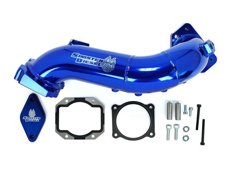 Sinister Diesel 03-07 Ford 6.0L Powerstroke Intake Elbow (Hex)