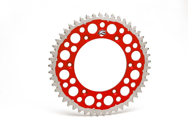 Renthal 2027 Honda CRF450 5240-520 Twinring Rear Sprocket - Red 49T