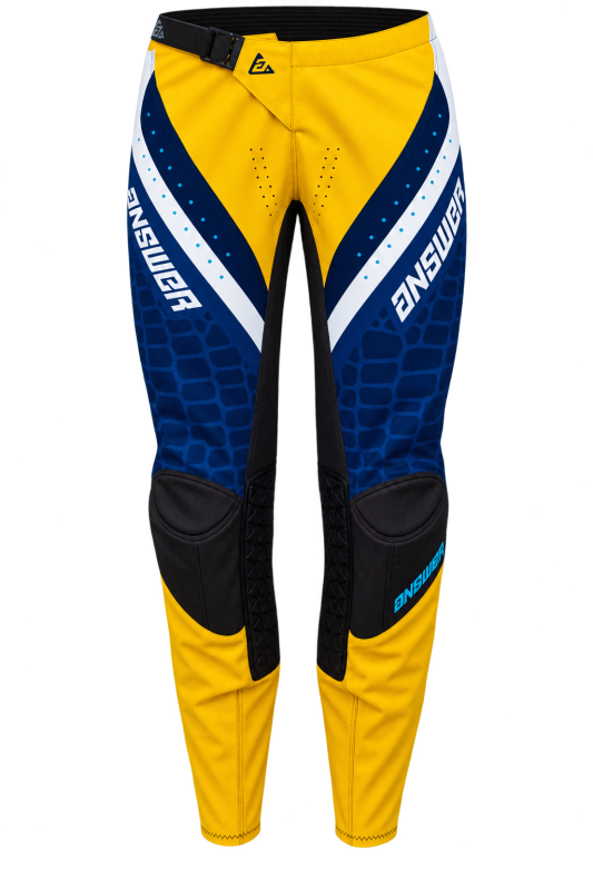 Answer  Syncron Raceday Pants Yellow/Navy/Cyan/White Size - 34