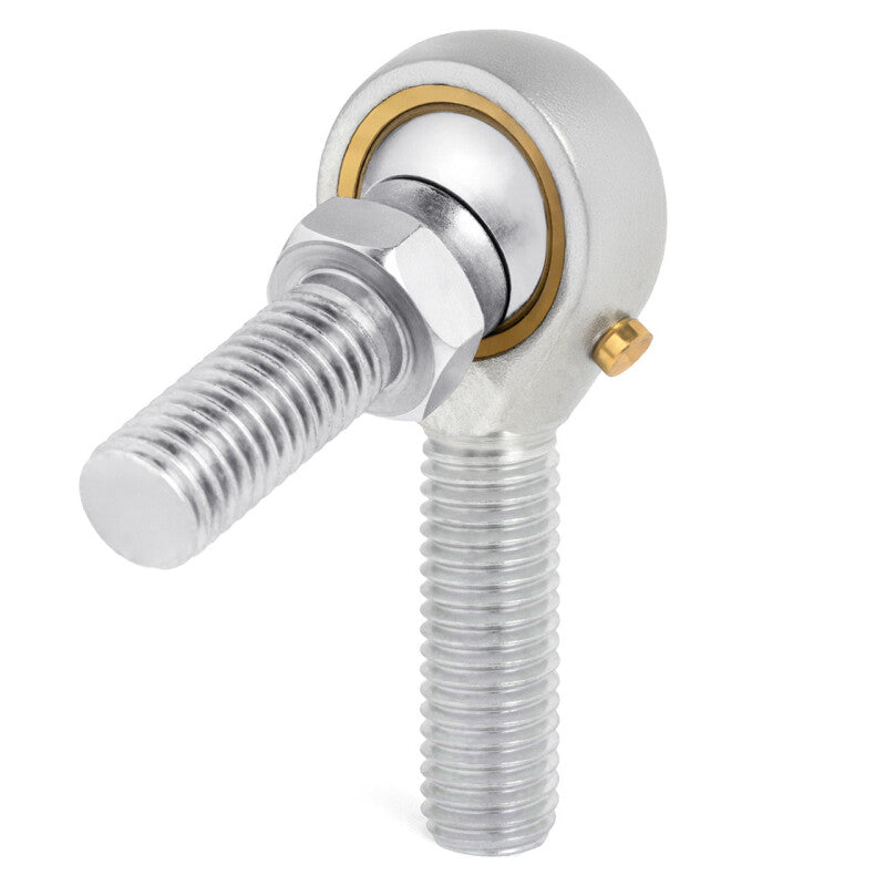 QA1 V Series 3-Pc Rod End - Male/Right Hand - 6mm Bore x M6x1.0 w/Stud - Carbon Steel