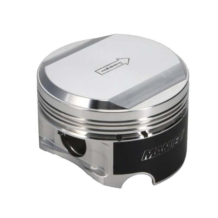 Manley Toyota 2JZGTE 86.5mm Bore +.5mm Oversize -8cc Dish 9:1 CR Turbo Tuff Piston Set w/ Rings