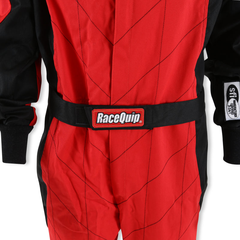 RaceQuip Red Chevron-1 Suit - SFI-1 Medium