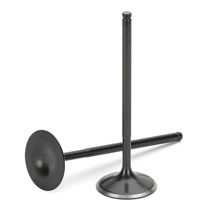 Supertech Subaru WRX 2.0L/2.5L Black Nitrided +1mm Head Diam Exhaust Valve - Set of 8