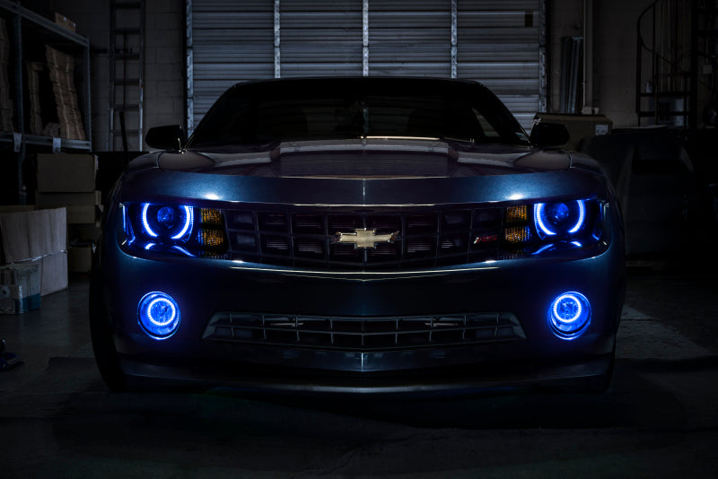 Oracle 10-13 Chevrolet Camaro LED Fog Light Halo Kit - Blue