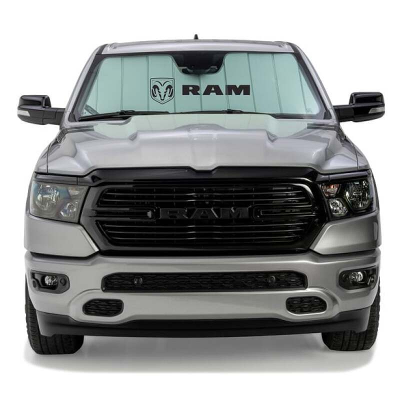 Covercraft 19-24 PU Ram 1500 5W RVM Sensor UVS100 Custom Sunscreen with Ram Horizontal Logo