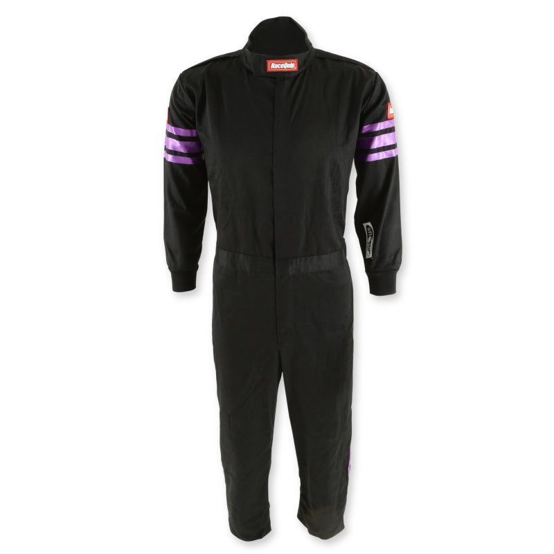 RaceQuip Purple Trim SFI-1 JR. Suit - Kids Medium