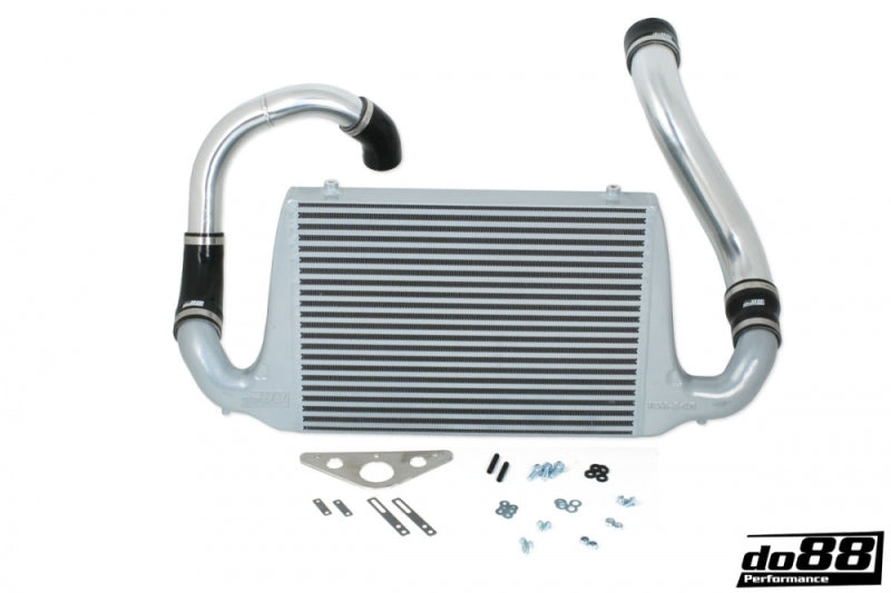 do88 87-93 SAAB 900 Turbo BigPack Front Mount Intercooler Kit w/Black Hoses
