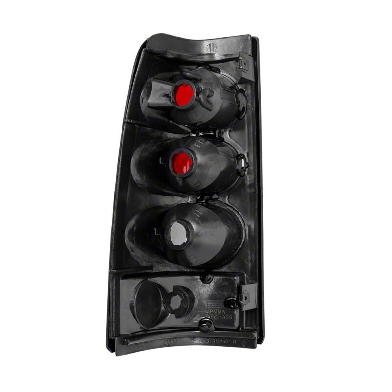 Raxiom 03-06 Chevrolet Silverado 1500 Fleetside Axial Series Tail Lights- Black- Clear Lens