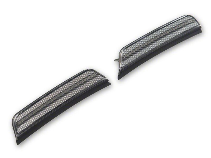 Raxiom 22-25 Jeep Grand Cherokee WK2 LED Front Side Marker Lights- Clear Lens- Amber LED
