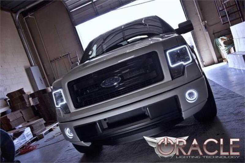 Oracle 06-14 Ford F-150 LED Fog Light Halo Kit - Green