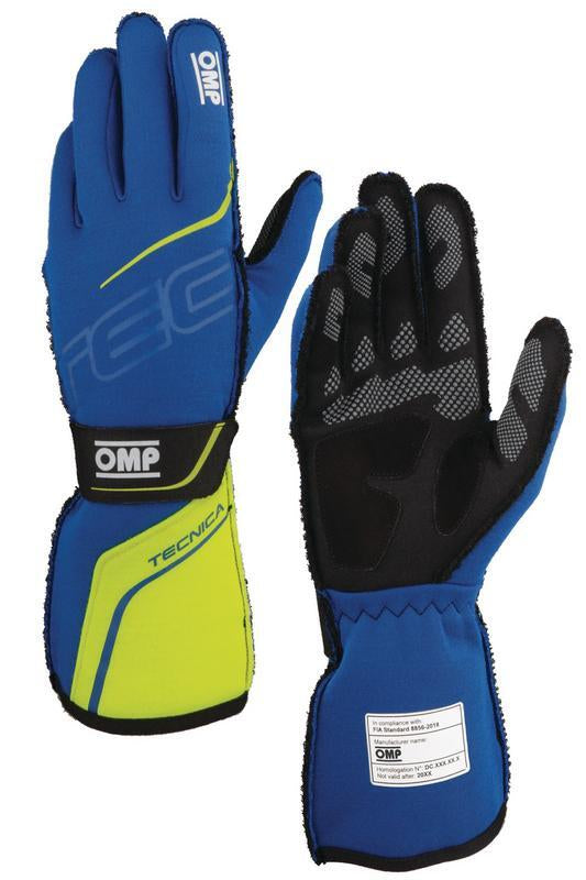 OMP TECNICA GLOVES FIA 8856-2018 WHITE / ANTHRACITE SZ XL