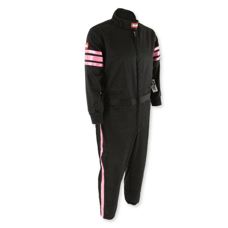 RaceQuip Pink Trim SFI-1 JR. Suit - Kids XSM