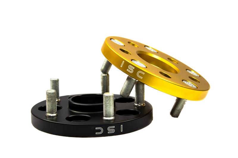 ISC Suspension BMW 5x120 Hub Centric (72.6 Hub Bore) Wheel Spacers 15mm Black (Pair)