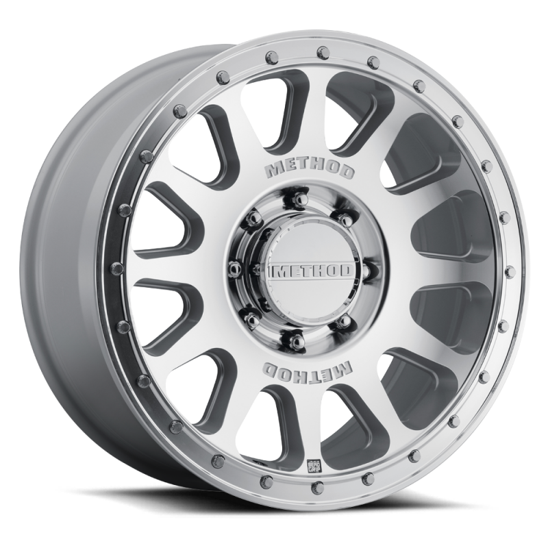 Method MR709 HD Bead Grip 20x 9in / ET12 / 8x6.5 BP / 121.3mm Bore - Machined Wheel