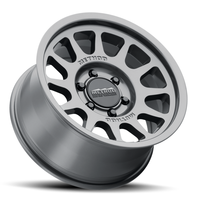 Method MR703 Bead Grip HD 18x9 +40mm Offset 6x5.5 95.25mm CB Gloss Titanium Wheel