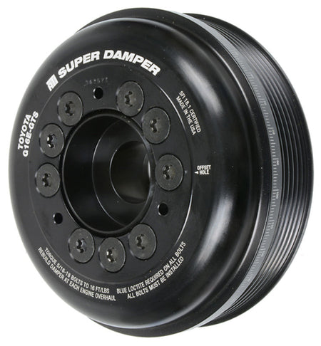 ATI Crank Hub - Steel - Chevy SB Snout w/BBC Seal Diam - 6 Bolt Chrysler - 3/16 & 1/4 Keys - Blower