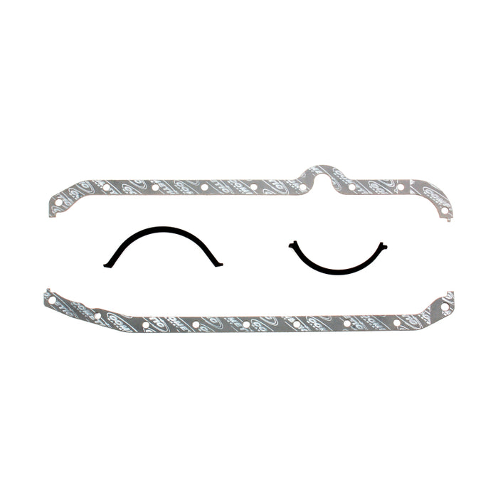 Cometic Chevrolet Gen-1 Small Block V8 .094i Fiber Oil Pan Gasket Kit Right Side Dipstick Thin Front