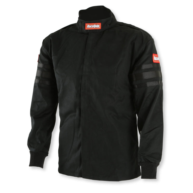 RaceQuip Black Trim SFI-1 JR. Jacket - Kids XXL