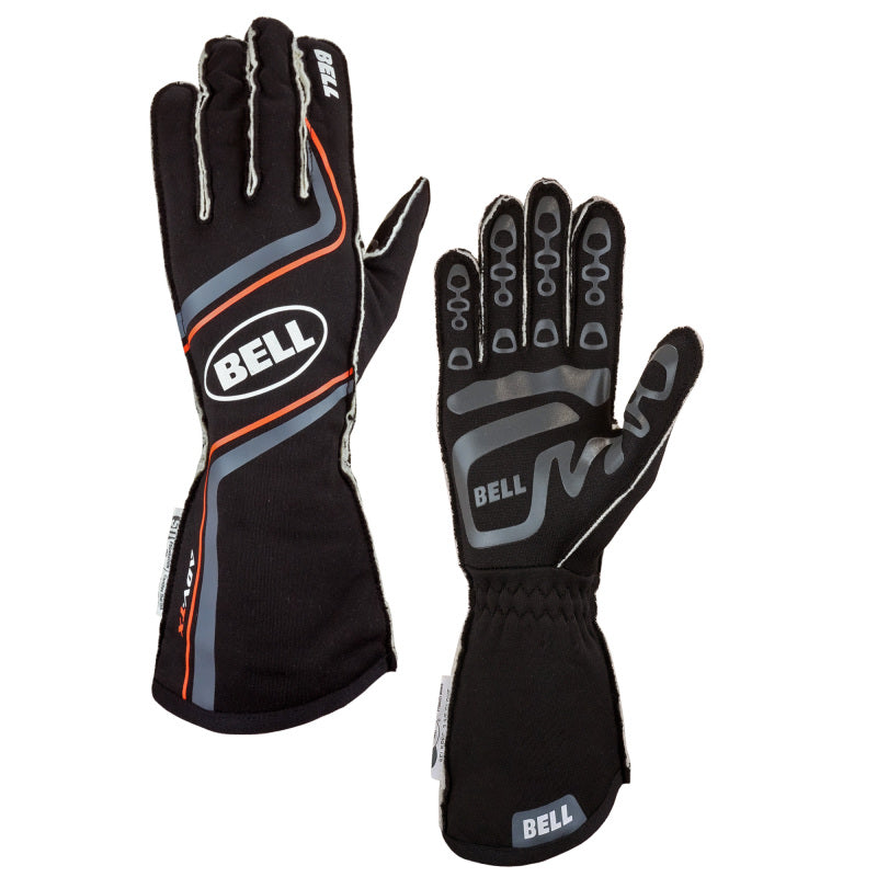 Bell Adv-TX Glove Black/Orange Medium SFI 3.3/5