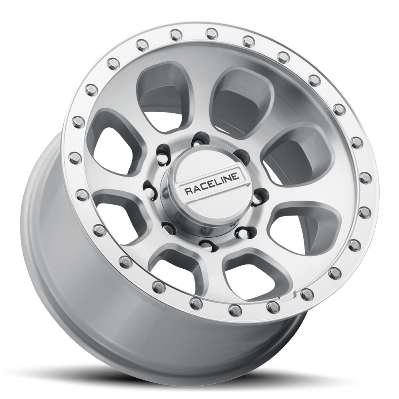Raceline 961MC Bolt 17x9in / 8x170 BP / -12mm Offset / 130.81mm Bore - Machined Cc