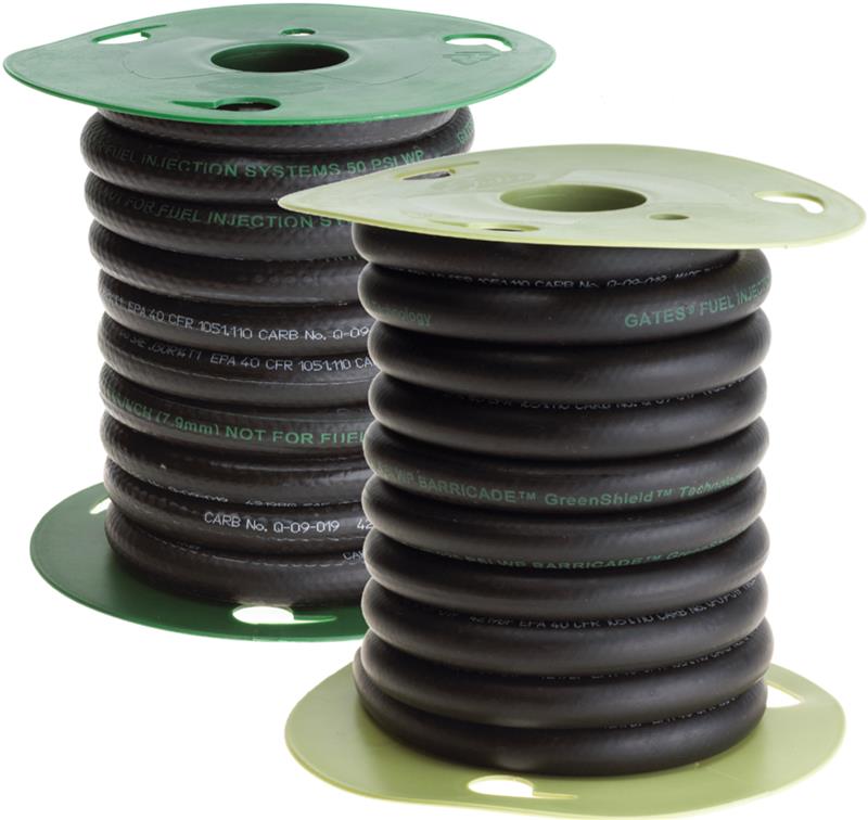 Gates 3/8in x 250 feet  (Bulk Reel)  225 PSI Barricade Fuel Injection Hose w/ GreenShield Technology