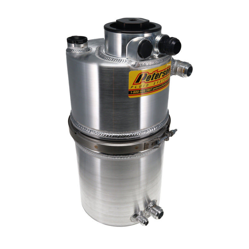 Peterson Fluid Systems Oil Tank 3 Gallon Dual Return Breather