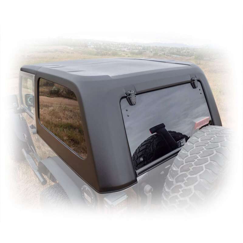 Turn Offroad 07-18 Jeep JK 2 Door Fastback Hardtop 2-Piece White