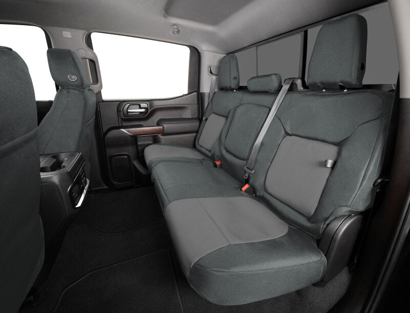 Covercraft 16-24 Chevrolet Malibu Endura PrecisionFitSecond Row Seat Covers - Charcoal/Silver
