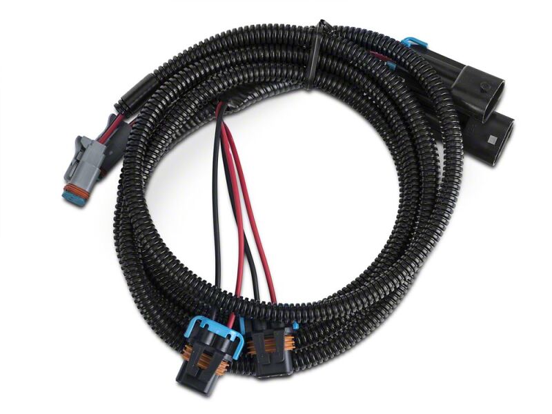 Raxiom 07-09 Jeep Wrangler JK Axial Series H10 Fog Light Dual Wire Harness Adapter Set