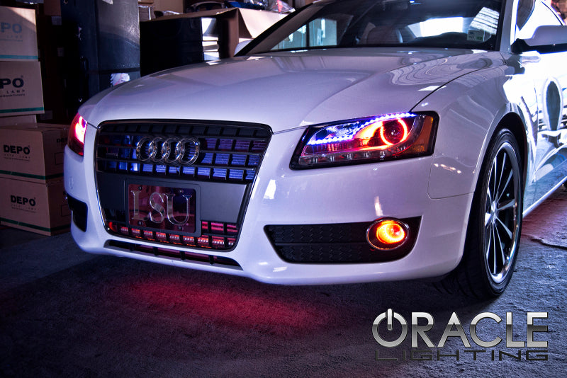 Oracle 07-13 Audi A5 LED Headlight Halo Kit - Red