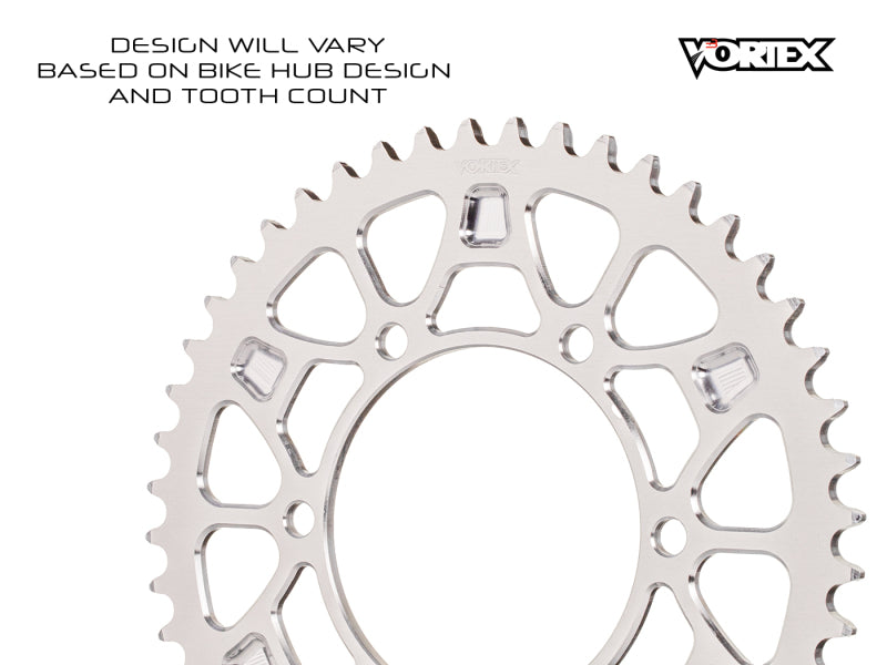 Vortex Racing V4 42 Tooth 525 Rear Sprocket - Silver