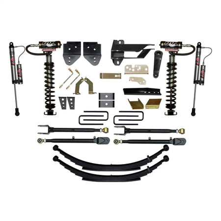 Skyjacker 84-01 XJ 6in RR2 FR DRate Long Travel Suspension Lift Kit w/RR Leaf Springs/Blk Max Shocks