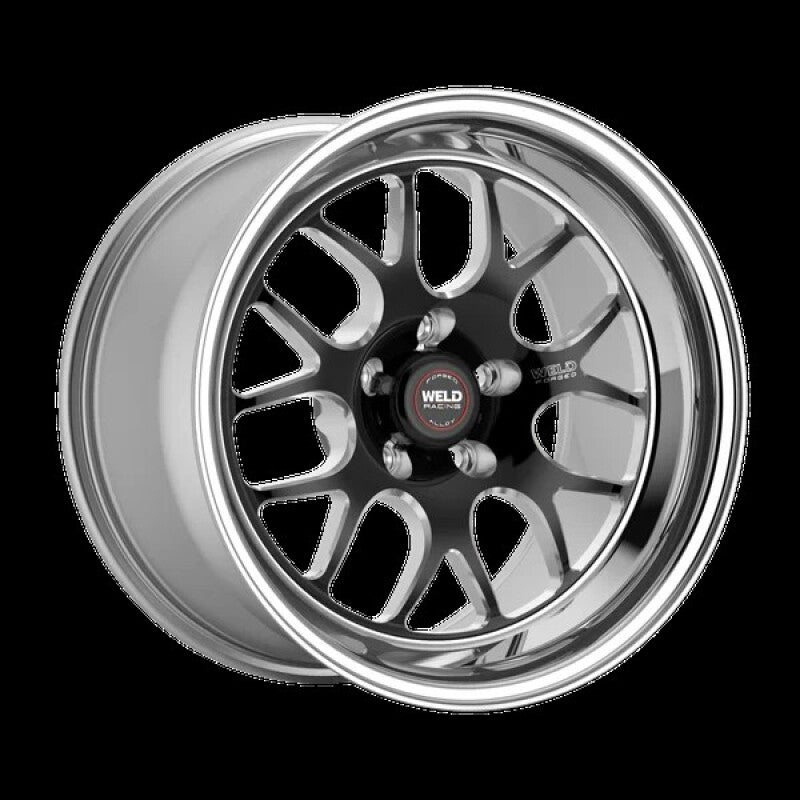 Weld S77 18X10.5 / 5x4.5 BP / 7.7in. BS Black Wheel (Medium Pad) - Non-Beadlock