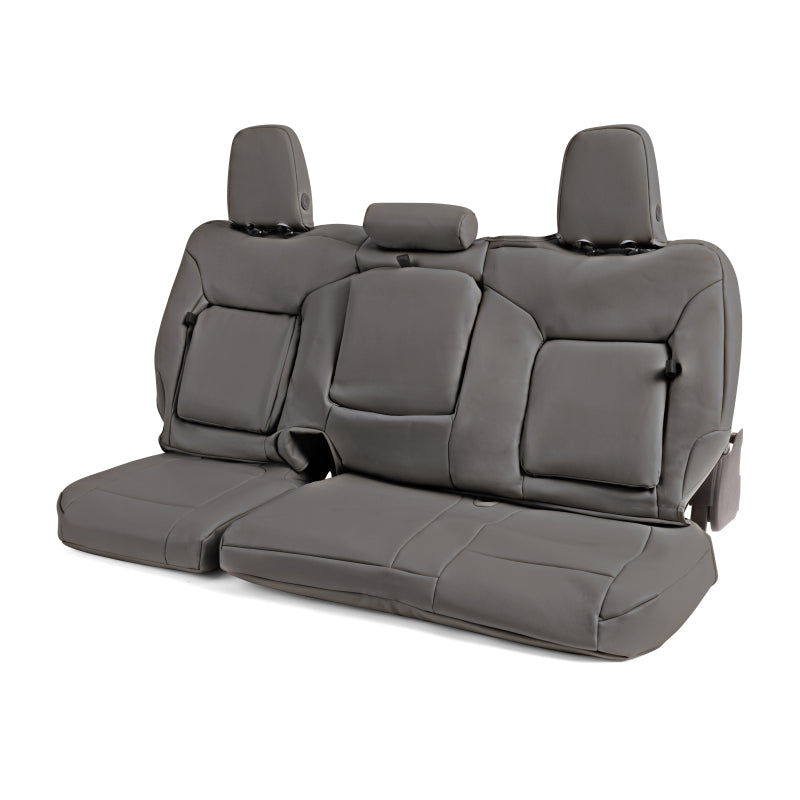 Covercraft 23-24 Ford SuperDuty Leatherette PrecisionFit Custom Front Row Seat Covers - Stone