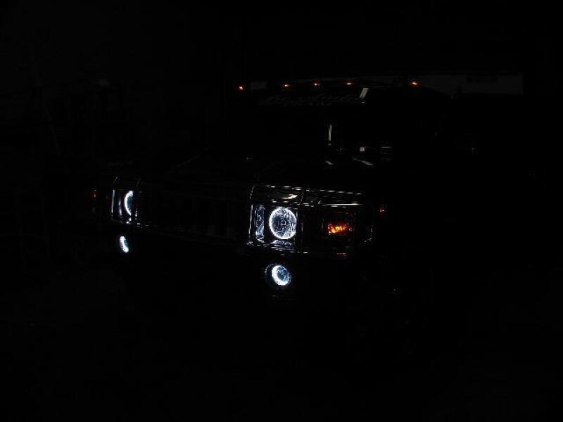 Oracle 03-10 Hummer H2 LED Fog Light Halo Kit - Red