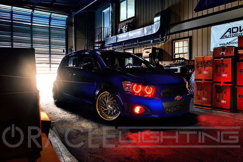 Oracle 12-16 Chevrolet Sonic LED Headlight Halo Kit - Blue