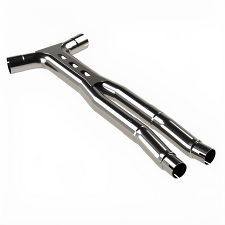 Kooks 14-19 Chevrolet Corvette Z06/ZR1 3in. SS Catted Ultra X-Pipe - OEM Connection